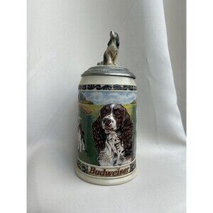 Anheuser Busch Springer Spaniel the Hunters companion series collectible stein